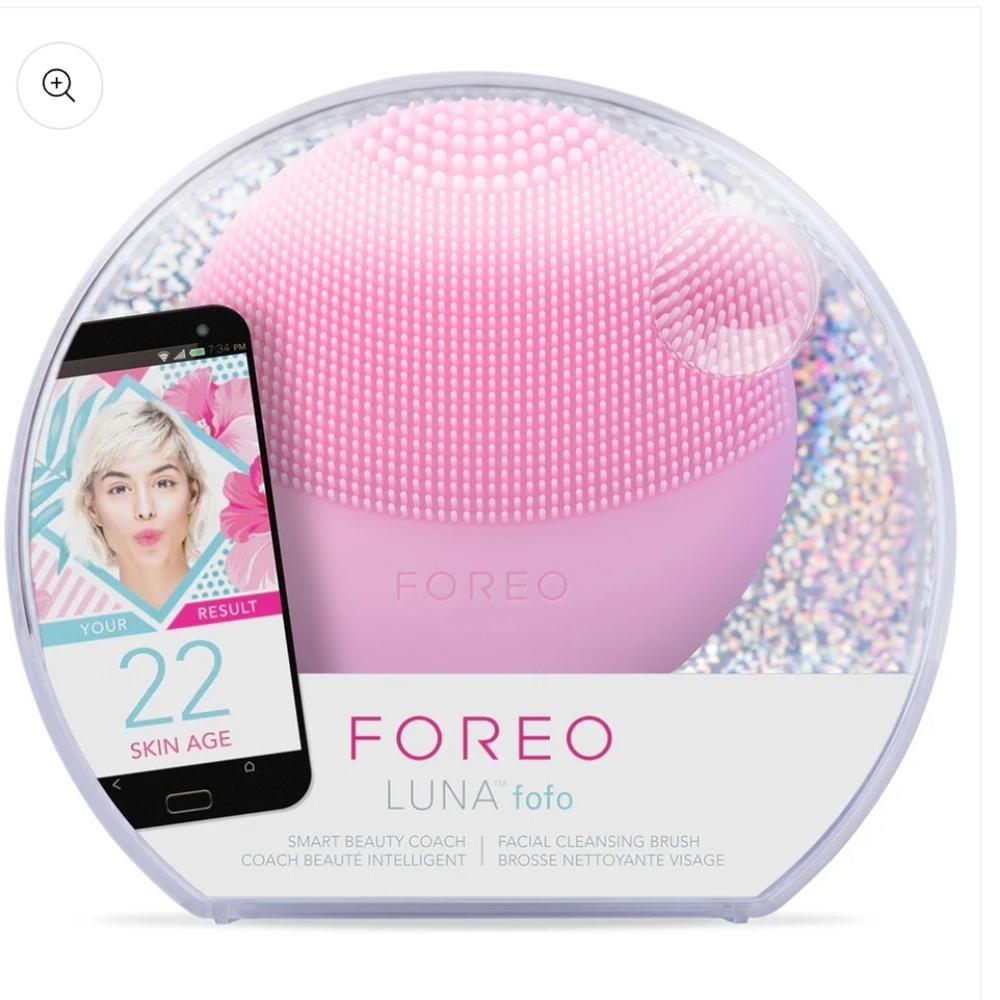 FOREO Luna fofo Face Brush In Pearl Pink💗